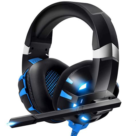 gaming headset with noise canceling mic for ps4 xbox one pc mobile
