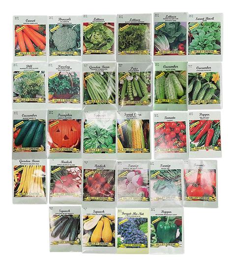 set   veggie  flower seed packets  varieties including