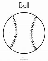 Coloring Ball Pages Colouring Star Print Pelota Noodle Sports Twisty Kids Template Sport Outline Clipart Baseball Built California Usa Twistynoodle sketch template