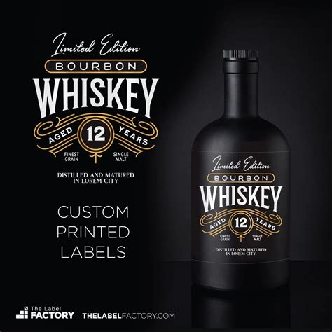 custom whiskey labels   printing labels custom whiskey label