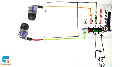 headphone wiring diagram  mic