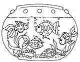 Aquarium Coloring Pages Fish Tank Coloringpages1001 Akvarium Ausmalbilder Fische sketch template