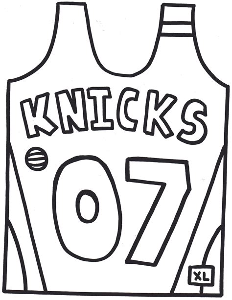 basketball jersey coloring templates coloring pages