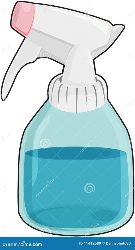 spray bottle stock vector illustration  dispensing