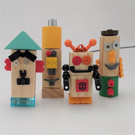 robot family makekit diy craft kits