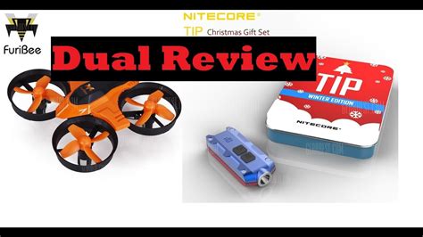 nitecore tip led christmas set furibee  ducted fan quadcopter dual review youtube