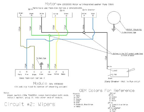 tech detailed wiper wiring diagram