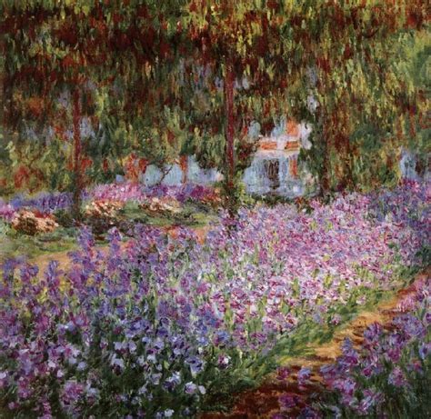 Edouard Vuillard Museum Iris Bed In Monet S Garden Claude
