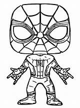 Funko Coloring Spider sketch template