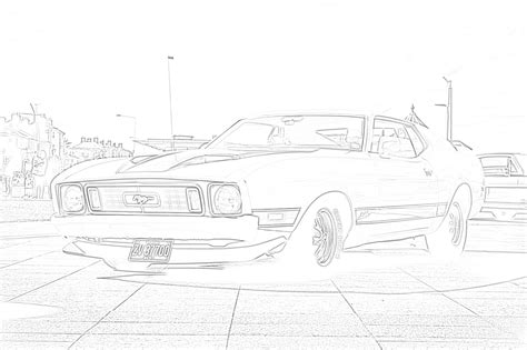 ford mustang coloring page mimi panda