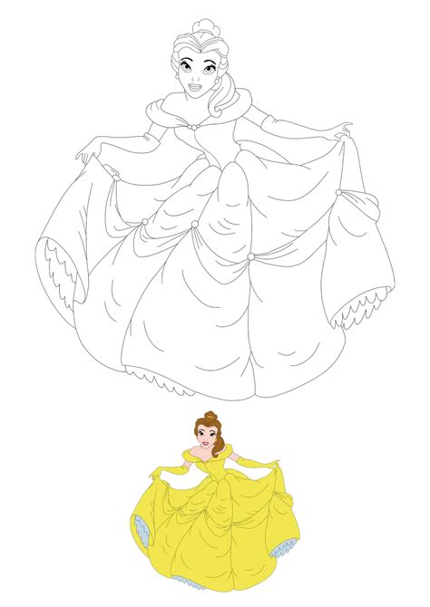 disney princess belle coloring pages   coloring sheets