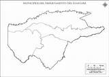 Guaviare Departamento Municipios Mapas Colombia Contorno sketch template