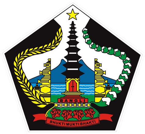 makna arti logo lambang daerah kabupaten bangli