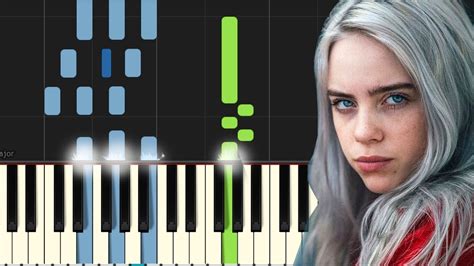 billie eilish ocean eyes piano tutorial chords   play cover youtube