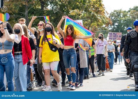 Kharkiv Pride Lgbt March Of Equality For The Rights Of Gays Lesbians