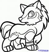 Coloring Dragoart Animal Baby Cute Pages Wolf Link Chibi Legend Draw sketch template