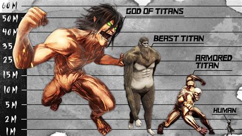 titans attack  titan size comparison  cartoon junkies youtube