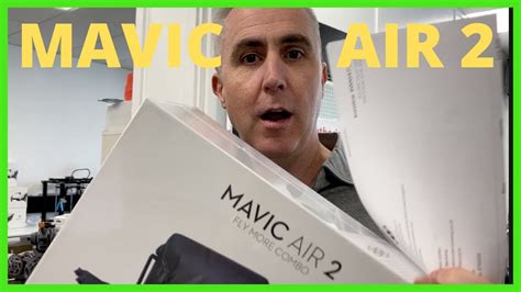 mavic air  unboxing initial   review youtube