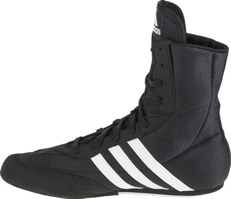 adidas boksschoenen box hog  extra lange tong zwartwit   bolcom