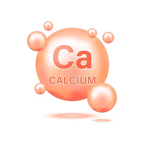premium vector  calcium mineral icon  highlighted   white