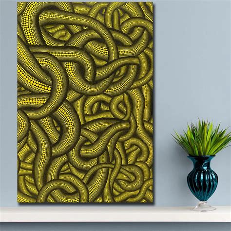 Home Decor Canvas Wall Yayoi Kusama Sex Obsession C Oil Painting Canvas