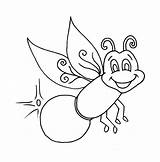 Firefly Coloring Pages Bug Clipart Lightning Beautiful Printable Kids Draw Fireflies Colouring Outline Drawing Lightening Color Print Worm Glow Clip sketch template