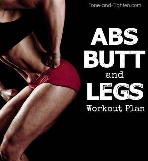 at home abs butt and legs workouts tone and tighten