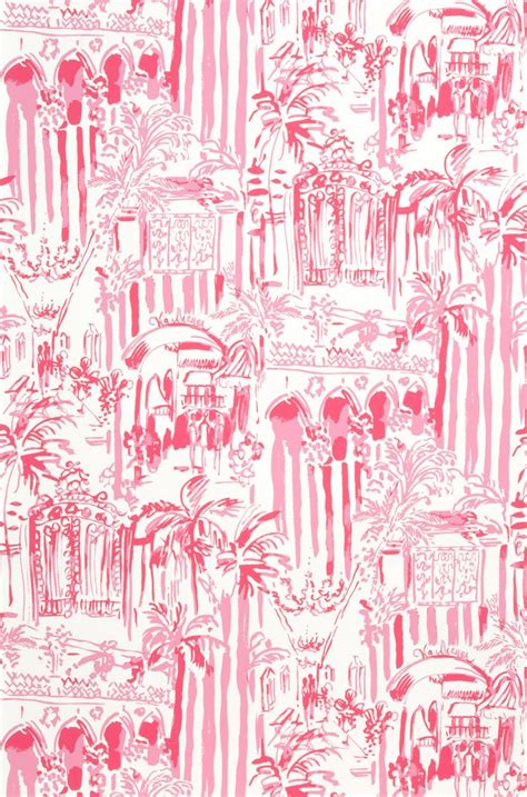 la via loca hotty pink preppy wallpaper lee jofa wallpaper wallpaper