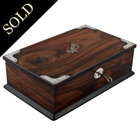 antique cigar box victorian coromandel cigar box