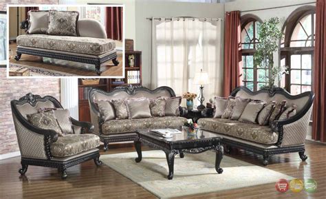 traditional formal living room furniture sofa dark wood