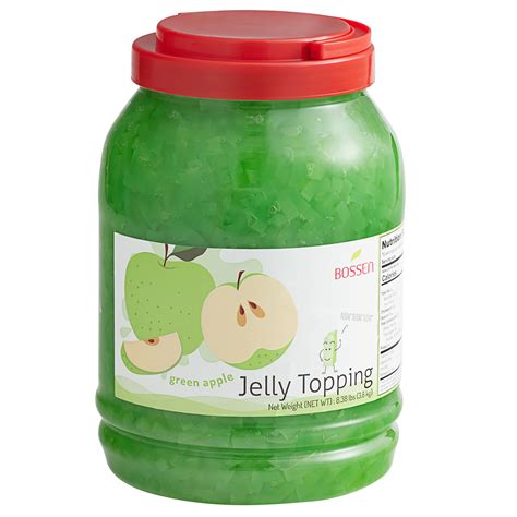 bossen  lb green apple jelly topping