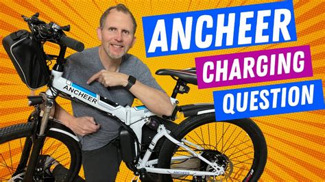 ancheer electric bike recharging question youtube