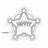 Sheriff Coloring Pages Callie Badge Color Printable Getcolorings Getdrawings sketch template
