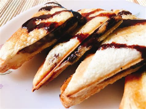 cheese chocolate sandwich  veg recipe