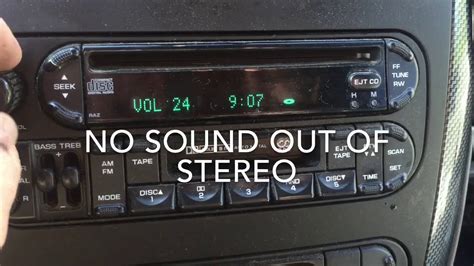 fix   sound  factory stereo dodge grand caravan wiggle  wires youtube