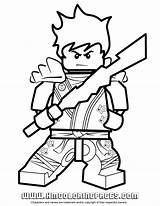 Ninjago Kai sketch template