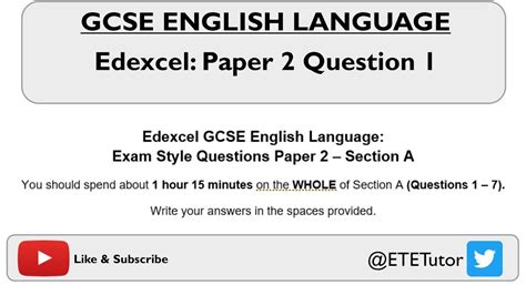 edexcel gcse english language paper  section  ddevenla site