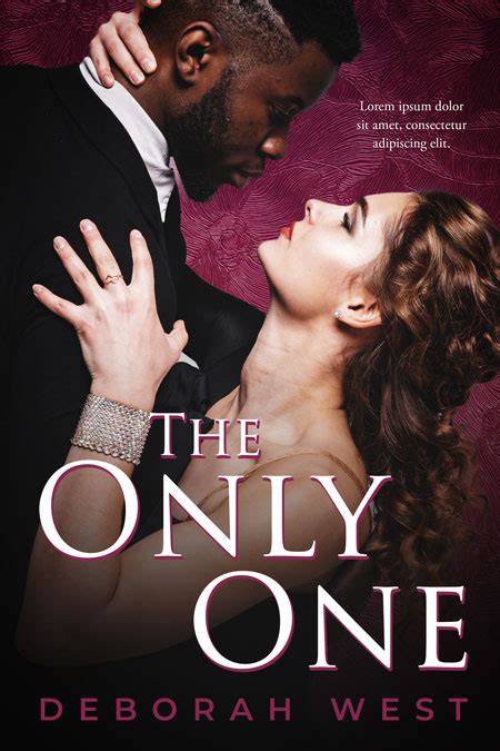 The Only One Interracial Contemporary Romance Premade Book Cover For