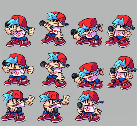 view  sprite sheet fnf bf png pic whippersnapper
