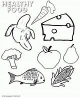 Healthy Grains Eat Picnic Getcolorings Preschoolers Worksheet Unhealthy sketch template