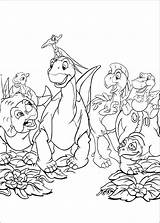 Land Before Time Coloring Pages Color Printable Book Kids sketch template