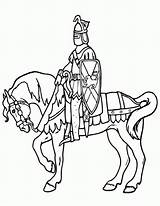 Knight Guerrero Chevalier Caballos Coloriage Cavallo Cheval Britannique Royaume Imprimir Imprimer Caballo Ritter Printactivities Animali Colorido Guerreros Ausmalbilder sketch template