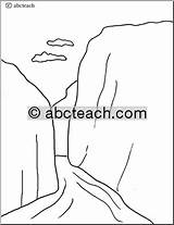 Canyon Coloring Pages Getdrawings Drawing sketch template