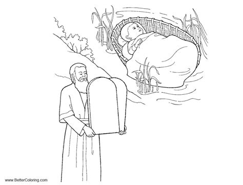 ten commandments coloring pages  child  printable coloring pages
