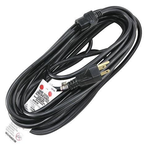 grainger approved power cord  awg number  conductors  pvc black    ft xfn