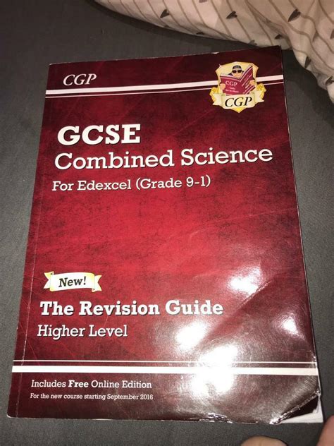 cgp gcse combined science higher level revision guide  brighton