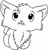 Coloring Pages Kitten Cute Cats Downloadable Printable Bestcoloringpagesforkids Via sketch template