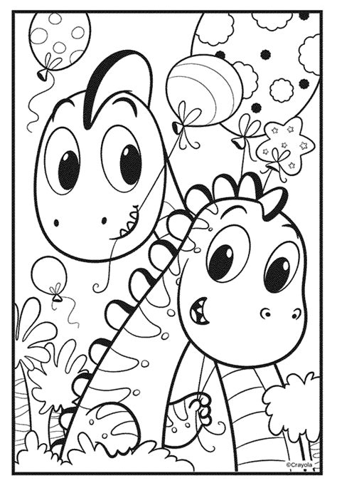 happy birthday dinosaur coloring pages coloring pages