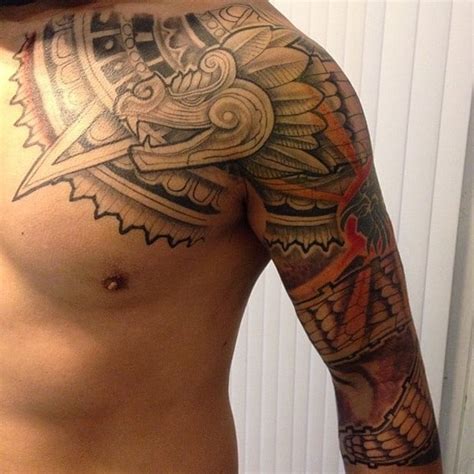 150 tribal aztec tattoos for men ultimate guide 2019