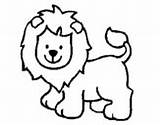 Lion Coloring Jumping Coloringcrew sketch template